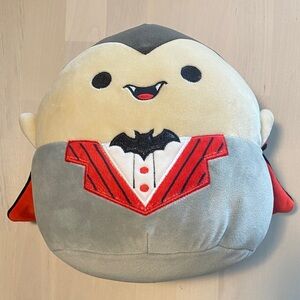 Squishmallows Vlad the Vampire Plush - Red, Gray, Black